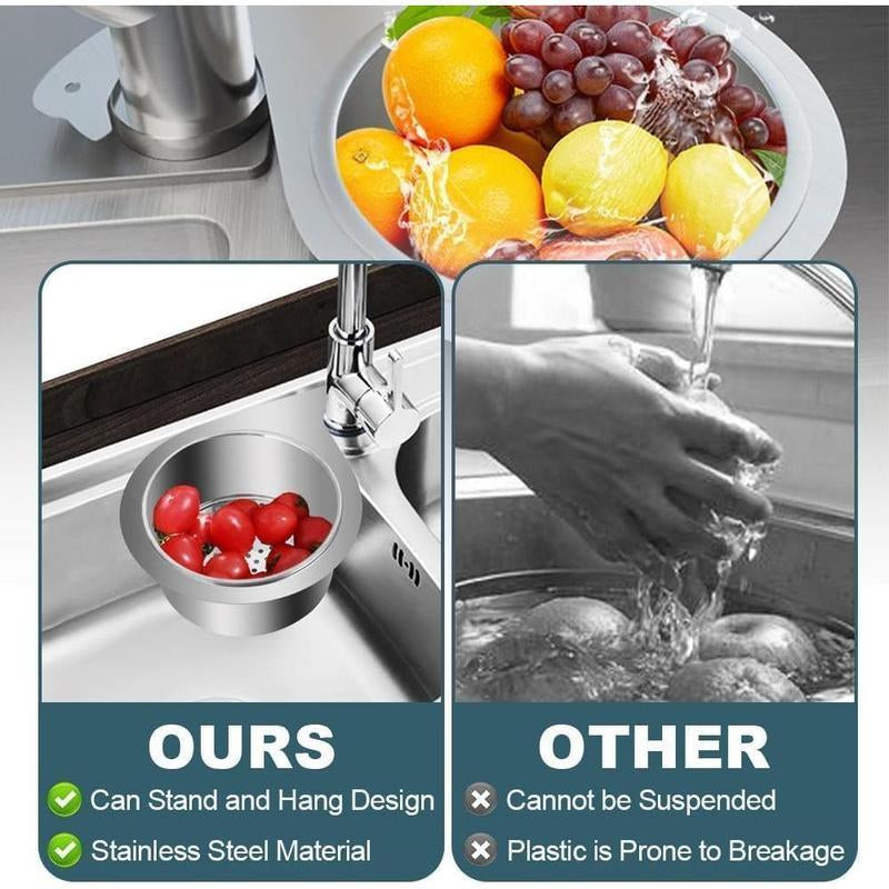 Stainless Steel Swan Sink Strainer