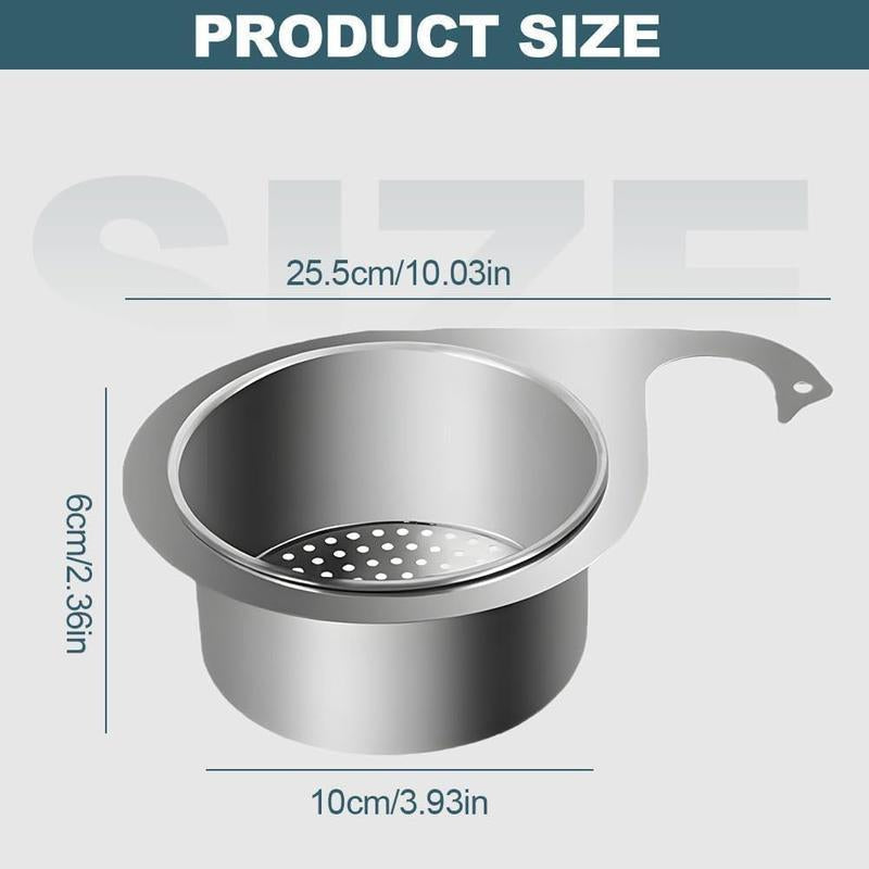 Stainless Steel Swan Sink Strainer