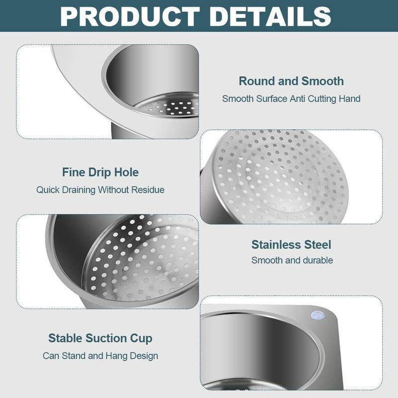 Stainless Steel Swan Sink Strainer