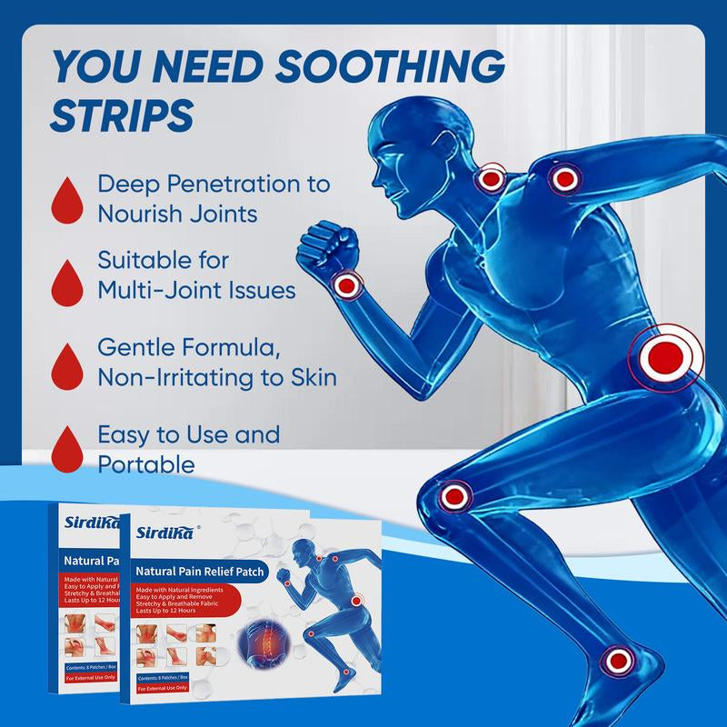 Sirdika Natural Pain Patches – Everyday Relief for Active Lives & Aching Joints